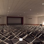 Betten im Kinosall